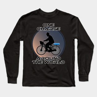 Retro Ebike Long Sleeve T-Shirt